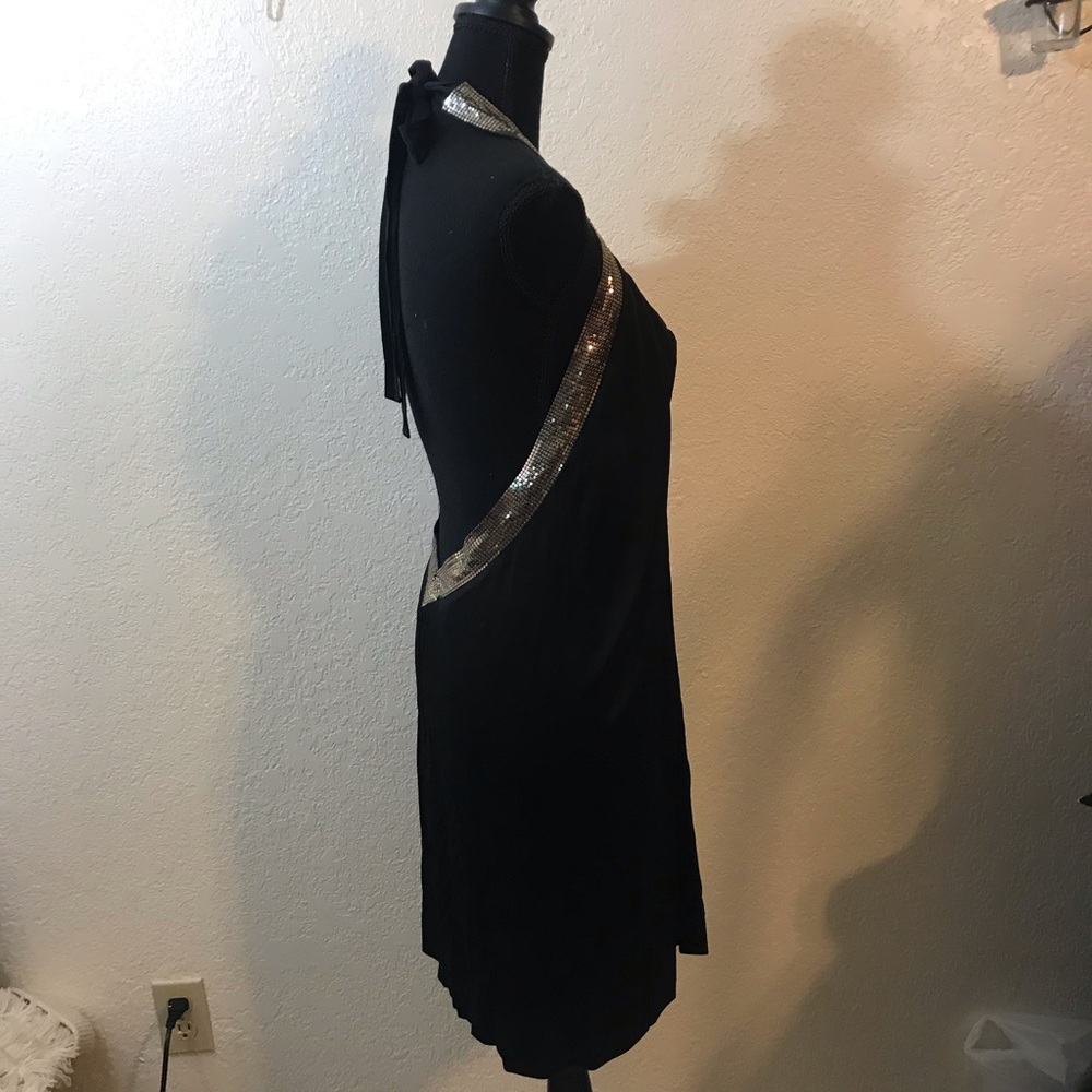 BCBGMaxazria Halter Dress SZ M - Picture 5 of 7